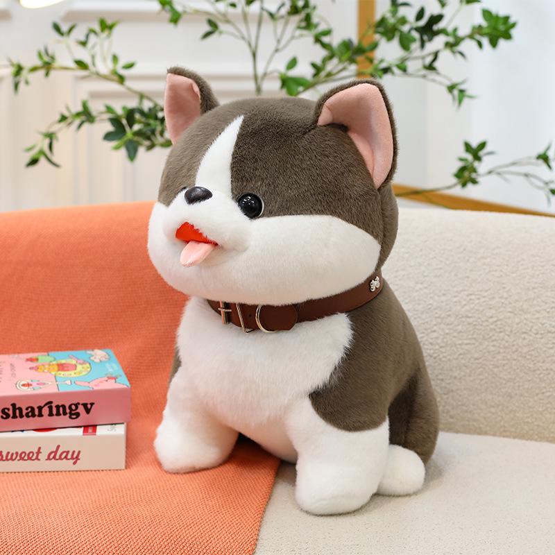 

Трендовая плюшевая кукла-собачка Фортуны - Милая детская тряпичная кукла и украшение-питомец 25cm (0.22kg) коричневый