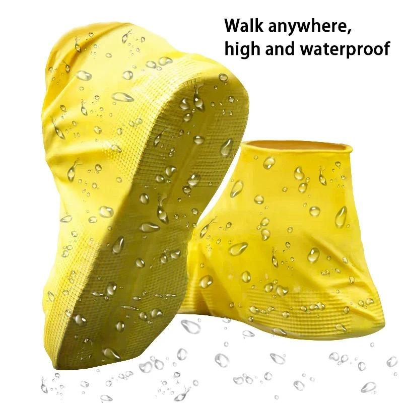 Protectors Silicone Rain Boots for Indoor Quality Waterproof Shoe Covers Unisex Shoes Outdoor Rainy Reusable Outdoor Shoe Covers