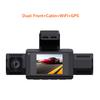 CPT 3 Channel 4K Dash Cam GPS Speed Night Vision Auto Driver Recorder 5G WiFi Super Capacitor 1 Year Warranty