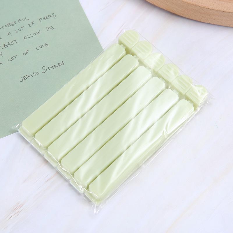 

Набор из 6 маленьких пластиковых зажимов для запечатывания пакетов с продуктами для дома и кухни