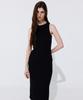 WNDERKAMMER Back Cut-Out Sleeveless Dress_Black