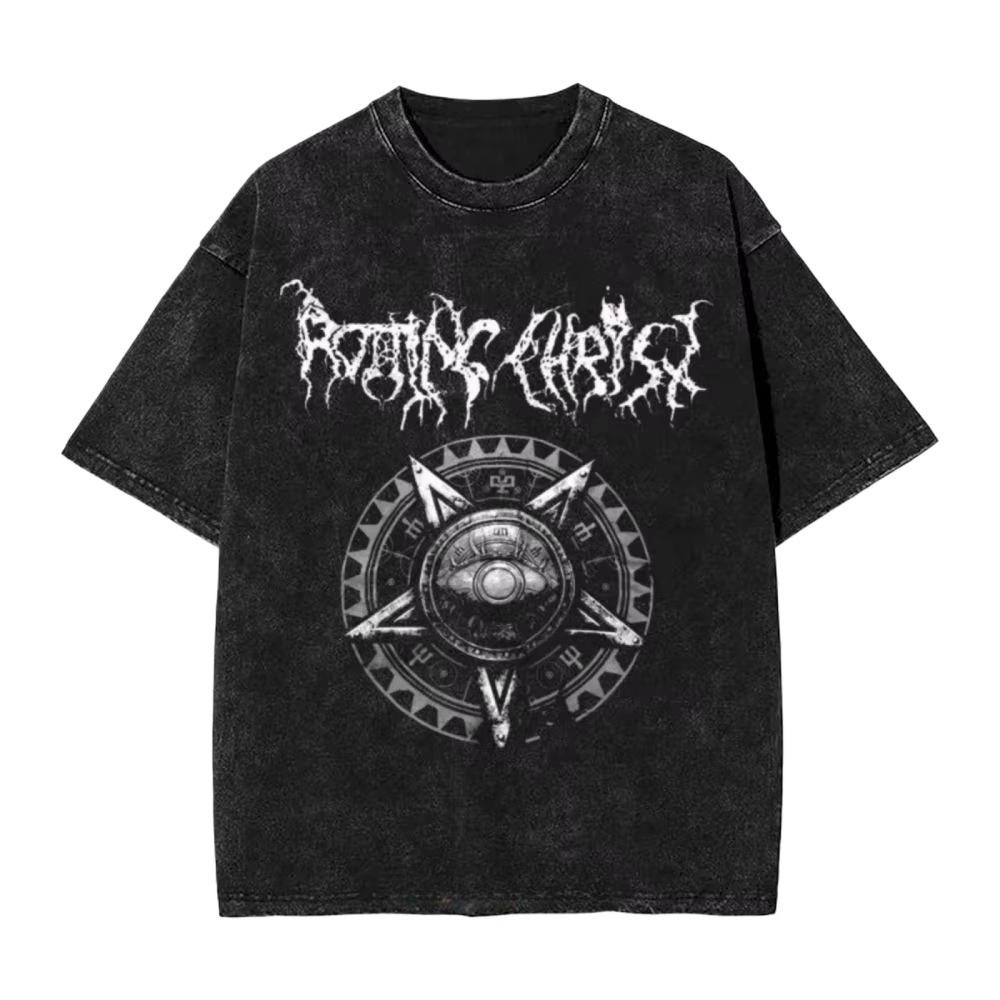Rotting Christ Greek Black Metal Vintage T-Shirt 9K7H S