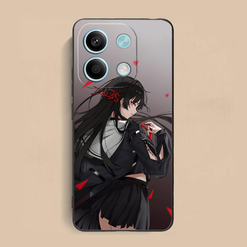 

Wuthering Waves Chisa Phone Case for Xiaomi Redmi Note 14 13 12 11 S Pro Plus 4G 5G Soft TPU Shockproof Cover Redmi Note 11S 4G