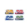 Plastic Fire Truck Model Toy Set for Kids Engineering Construction Pull Back Car Creative Educational Gift for Boys Birthday