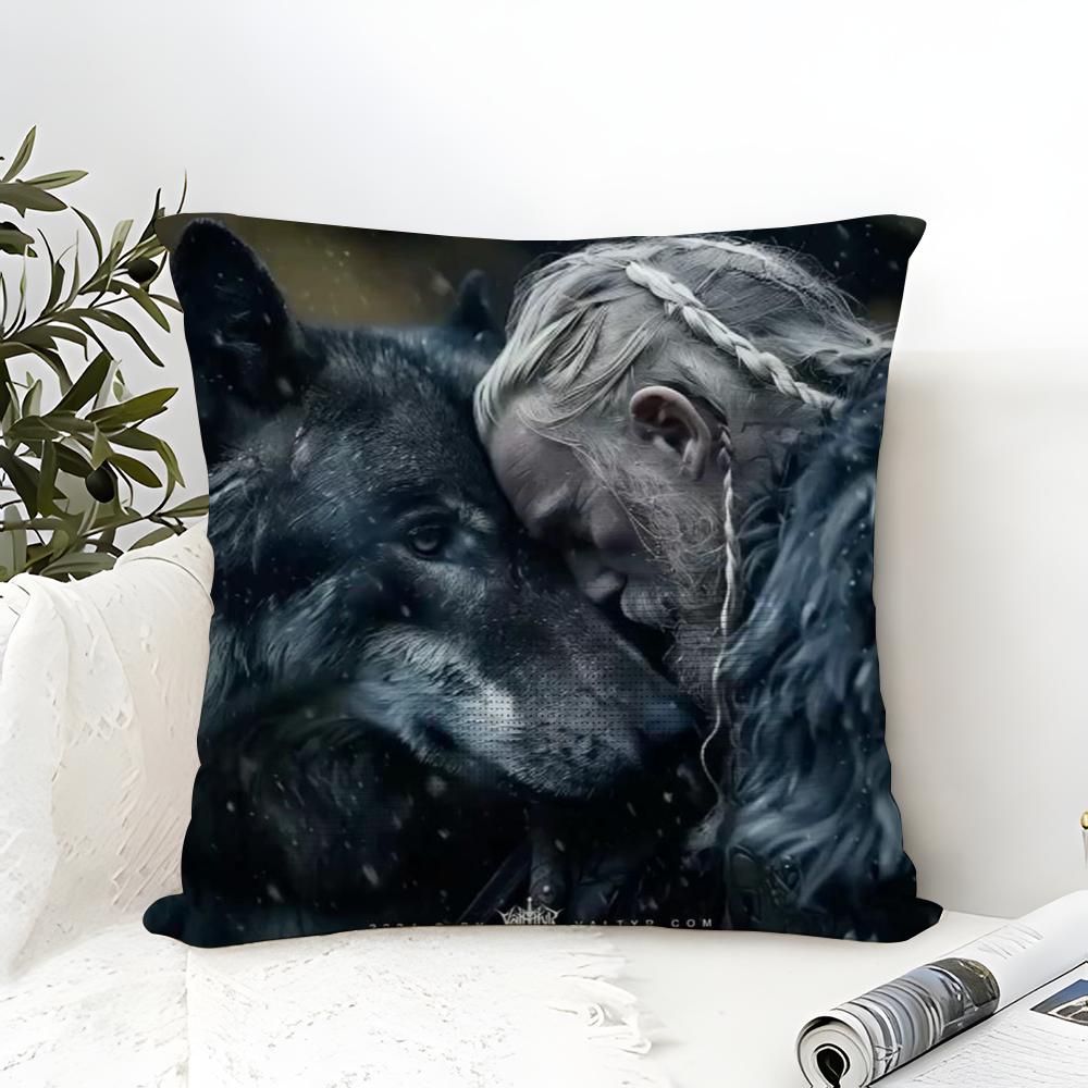 L-Legend Of The Dark Elf H-Halvarth The Nordic People Of Thunder Linen Pillow Case Sofa Home Decor Cushion Cover Cushion Cove