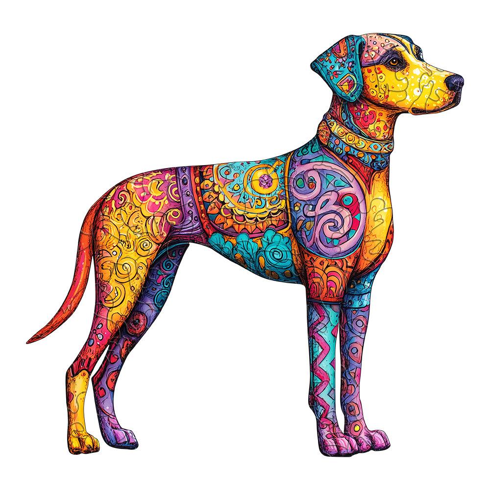 Cross-Border Special-Shaped Creative Cat Wooden Puzzle, High Difficulty Special-Shaped Handmade Diy Gift Toy High Difficulty