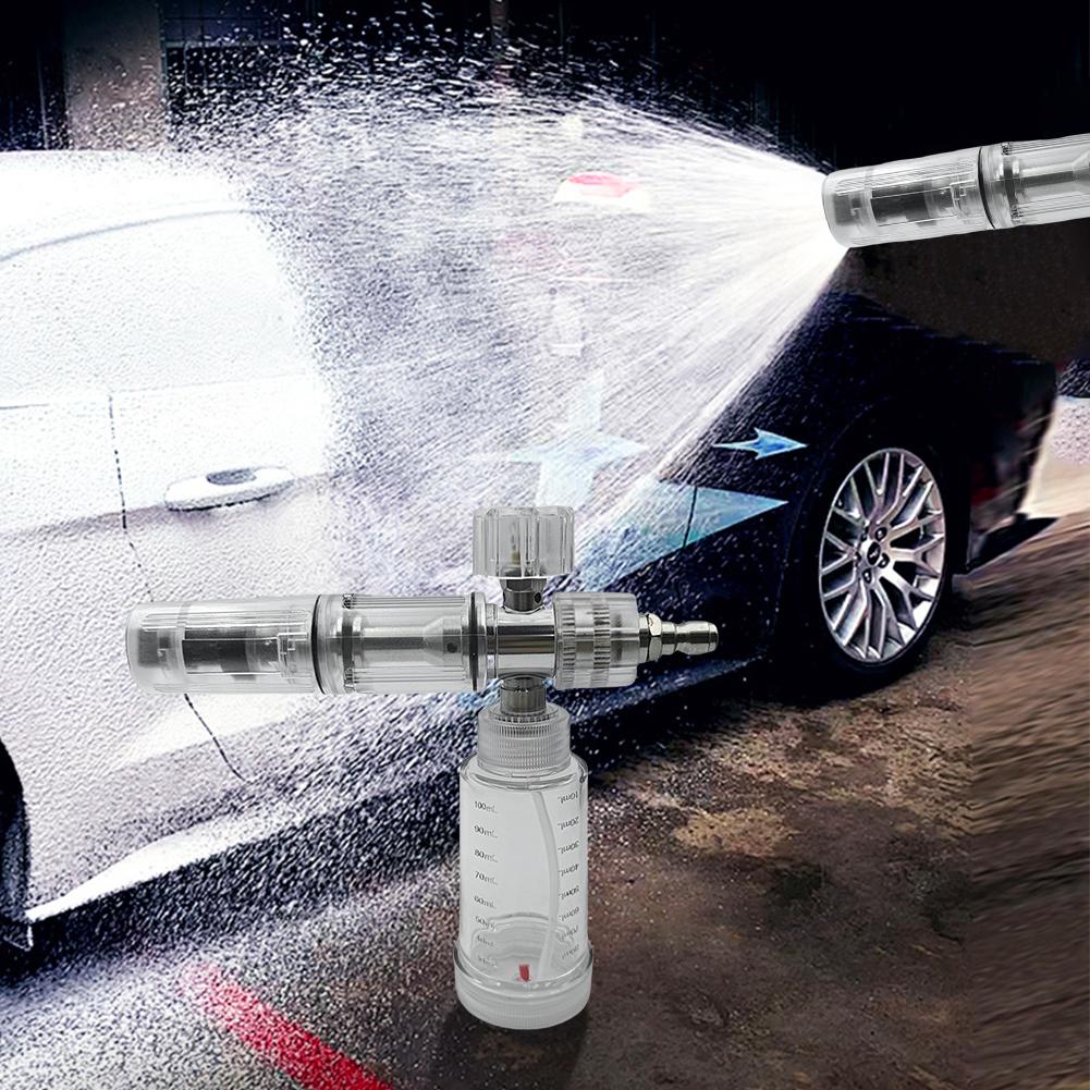 

100ml Liquid Foam Sprayer Adjustable 4500PSI Pressure Washer Gun with 1/4 Inch Quick Connector Water Foam Pot for Car Wash UNITED KINGDOM