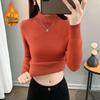 2025 Autumn/Winter Women's Plus Size Knit Fleece Sweater Dress: Slimming, Warm, Stylish Inner Layer