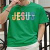 Jesus The Way Truth Life Print Unisexs TShirt Casual Short Sleeve Tee All Season Comfort Ladies Top Plussize T Shirt Daily Wear