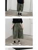 Frühling/Sommer 2020 Ulzzang High Waist Weit Bein Cropped Rockhose für Damen