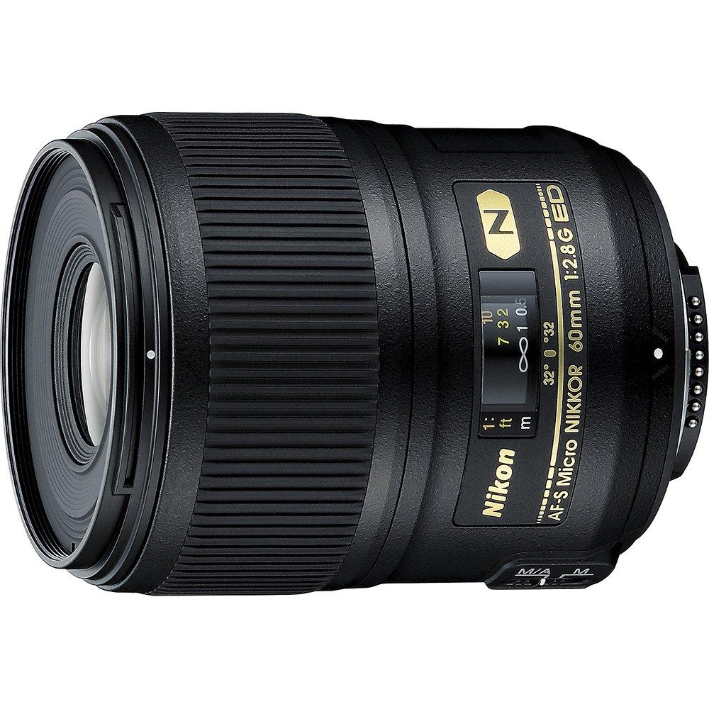 

Nikon AF-S FX Micro-NIKKOR 2177 60mm f/2.8G ED Standard Macro Lens for Nikon DSLR Cameras,Black
