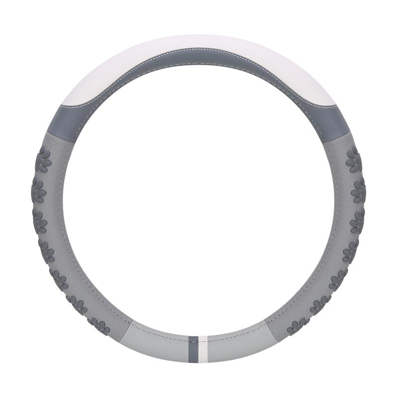 Car Steering Wheel Cover Universal Anti-Slip Cat Claws Leather Car Steering Wheel Protective Cover 38CM Cute Pink Type O DD D