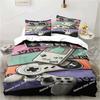 Set Copripiumino Gaming Decorazione Stanza dei Giochi Ragazzi ragazzi Adolescenti Copripiumino Videogioco Set Biancheria da Letto Singolo Let's Play Copripiumino Set da Letto