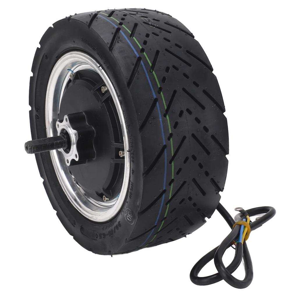 Vakuumreifen Bürstenloser Nabenmotor Leichtgewicht 48-72V Geräuscharm Geschwindigkeit Verbessern 11 Zoll Radnabe Motor für Elektrisches Motorrad