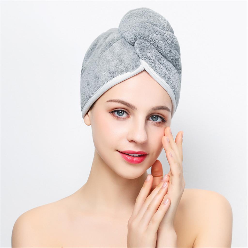 Microfiber Hair Drying Cap Turban Hair Drying Hat Super Absorbent Hair Towel For Women For Shower And Gym Use