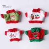 Small Animal Holiday Outfit Christmas Hamster Sweater, Soft Knitted Cute Outfit, Cozy Festive Pet Sweater Turtleneck Winter Clothes for Golden