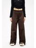 Harajuku Retro Hip Hop Joggers: Elastic Waist, High-Waist, Loose Wide Leg Sweatpants