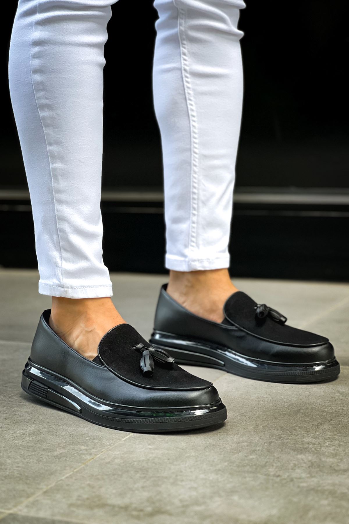 

CHEKİCH New Collection CH2427 Men Shoe White Black Brown Tan 40