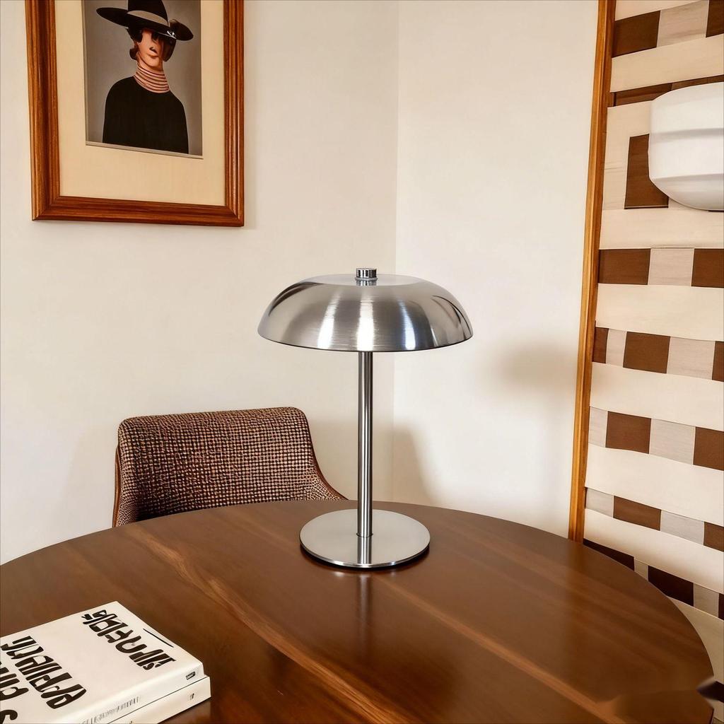 Nordic Minimalist Metal Touch Desk Lamp with USB Charging