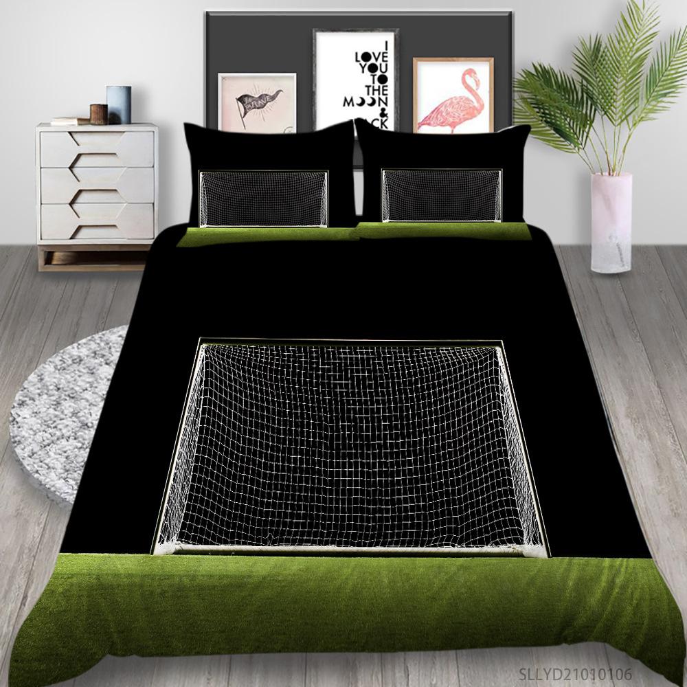 Source Bedding Two Or Three-Piece Set, Sports Wind 3D Digital Printing Polyester Fabric