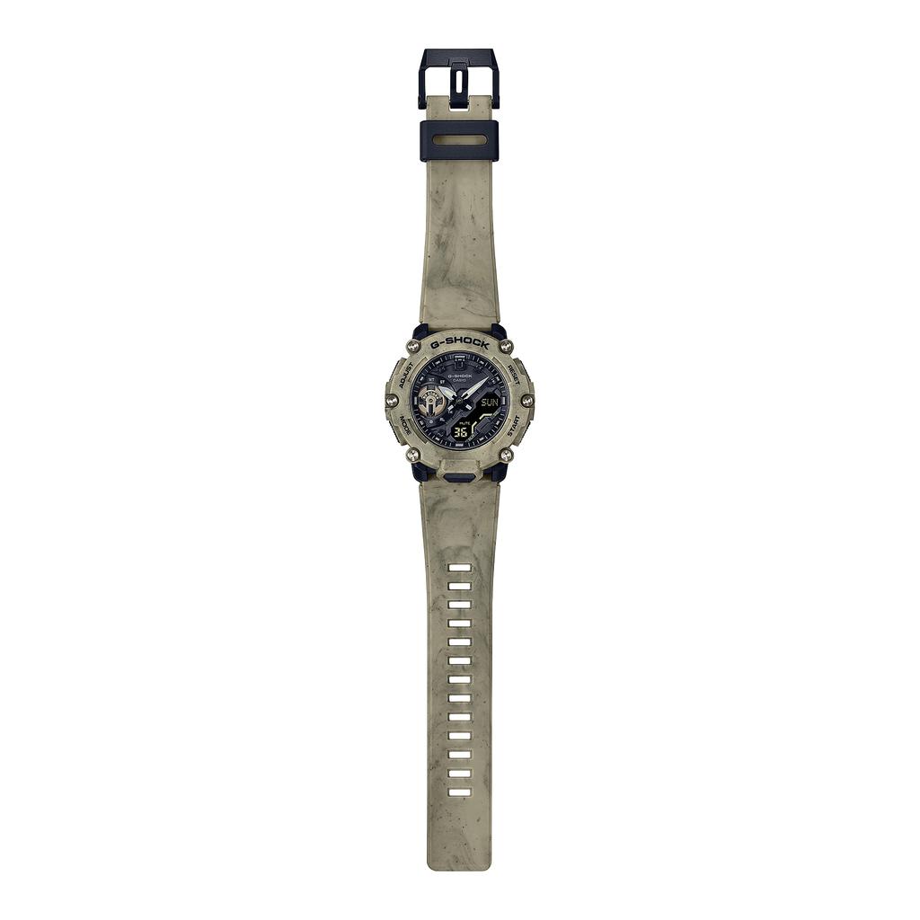 Casio Men's Resin 200M Water Resistant Digital Shock Resistant Quartz Watch GA-2200SL-5A