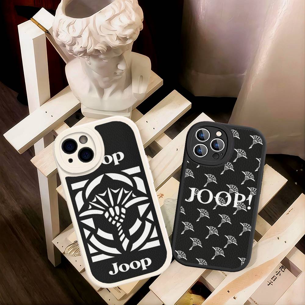 Famous Printed J-JoopS Logo Phone Case For IPhone 16 15 14 13 12 11 Pro Max Plus Leather Shockproof Cover