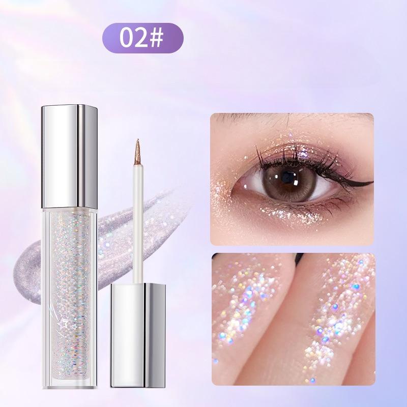 Likit Göz Farı Tek Damla lakrimal Parıltılı Parıltılı ve Polarize Monokrom vurgulayıcı Göz Farı Çözümü