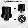Ignition Key Knob Push Turn Switch & ert Set Replacement for 2007-2015 Mazda CX-9 2006-2007 Mazda 6 2007-2011 CX7 | Replaces D461-66-141A-02