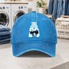 Taekwondo Washed Baseball Cap  Adjustable Lightweight Duckbill Cap