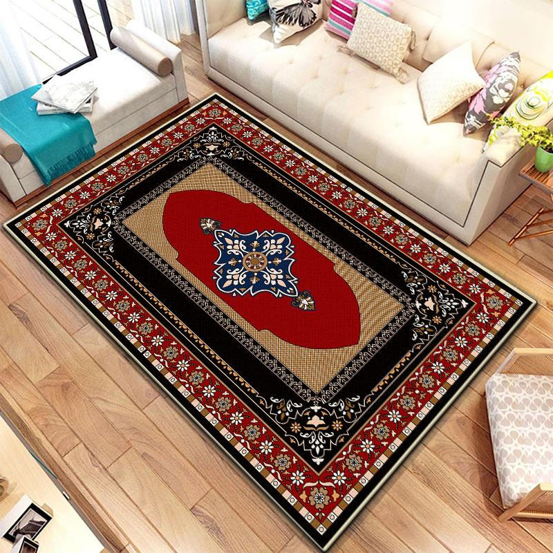 European Style Printed Pattern Non-slip Rug Baby Play Crawl Floor Yoga Mat Living Room Carpet Decoration Tapestry alfombrilla