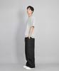 Seinteukeulu R-Neck Plain Short Sleeve Tee Brs-826 Melange Gray