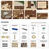 QmXCyzl Wooden DIY Miniature Dollhouse 3D Plastic Model Craft Wood Interior Holiday Craft Handmade Bank Kit, Puzzle, Kit, Kit, Puzzle, Decor, Gift,