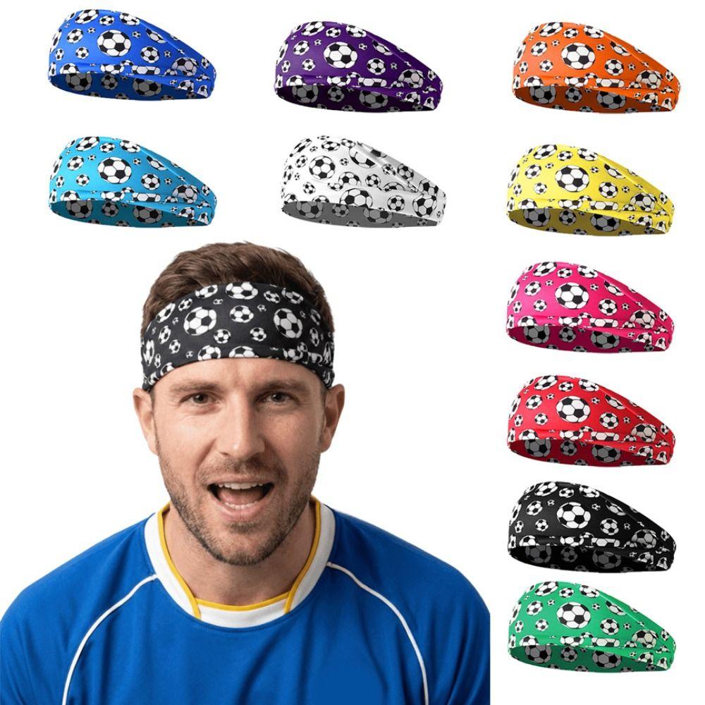 Elastic Yoga Headband Adjustable Sport Headscarf Sweatband Soccer Bandana  Unisex