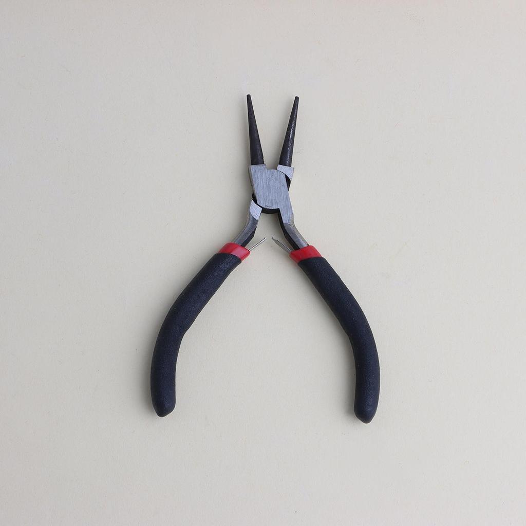 Handmade Carbon Steel Jewelry Pliers: Multi-functional Round & Needle Nose Pliers for DIY.