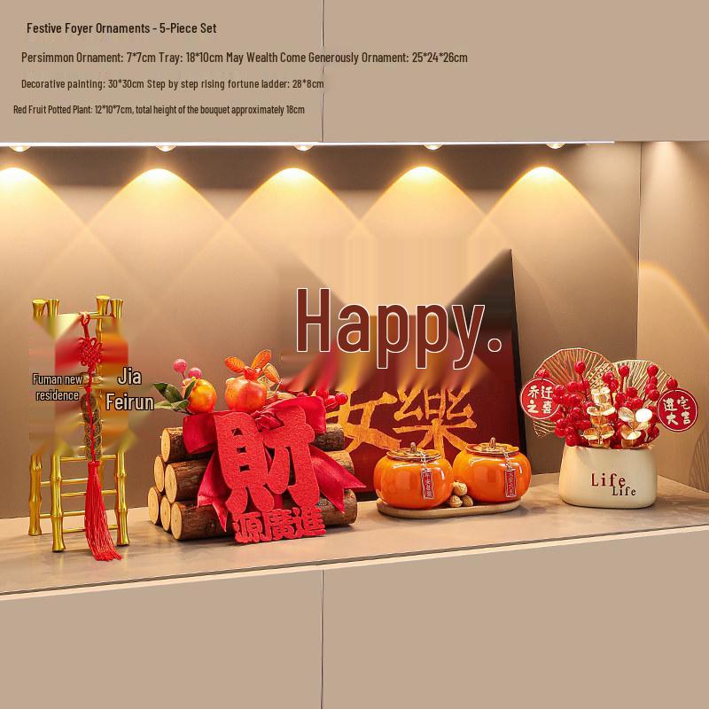 Prosperous New Chinese Style Housewarming Decoration Set