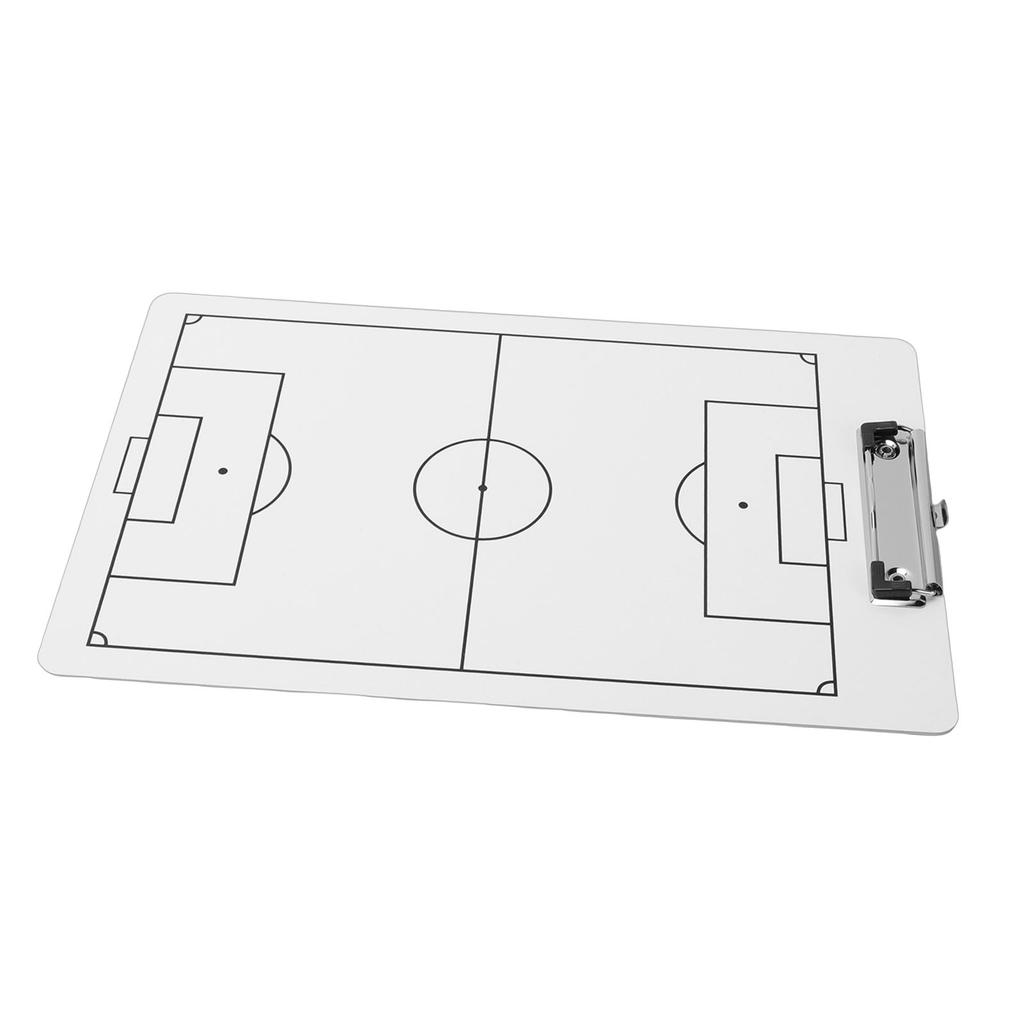 Soccer Dry Erase Board Easy Drawing PVC Soccer Clipboard for Training Strategy Demonstration