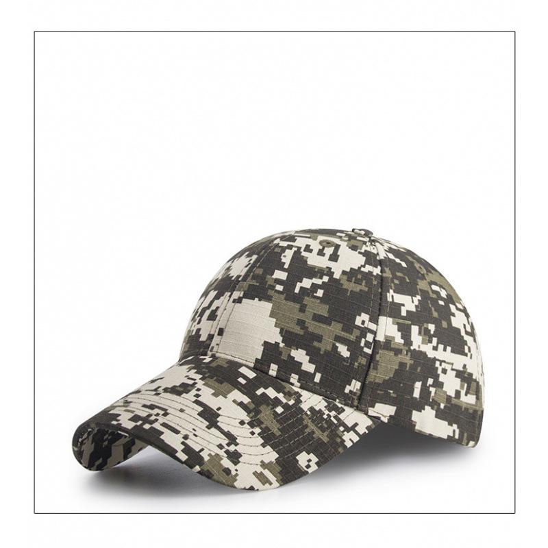 Neue europäische und amerikanische Camouflage-Baseballkappe für Herren und Damen, Outdoor-Sportkappe, Hip-Hop-Hut, Frühjahrs- und Sommerhut für Herren