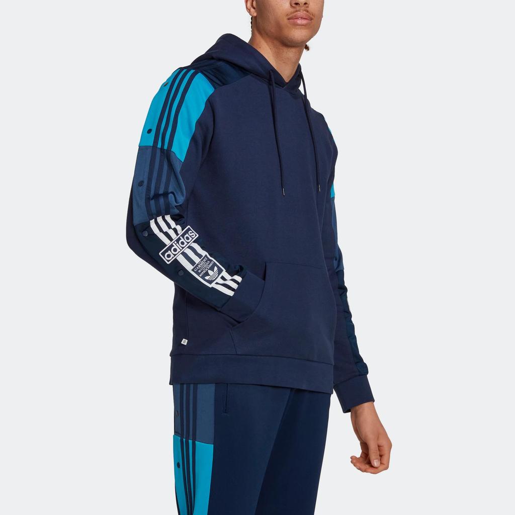 adidas Originals Men's Blue Hooded Sweatshirt HK7478