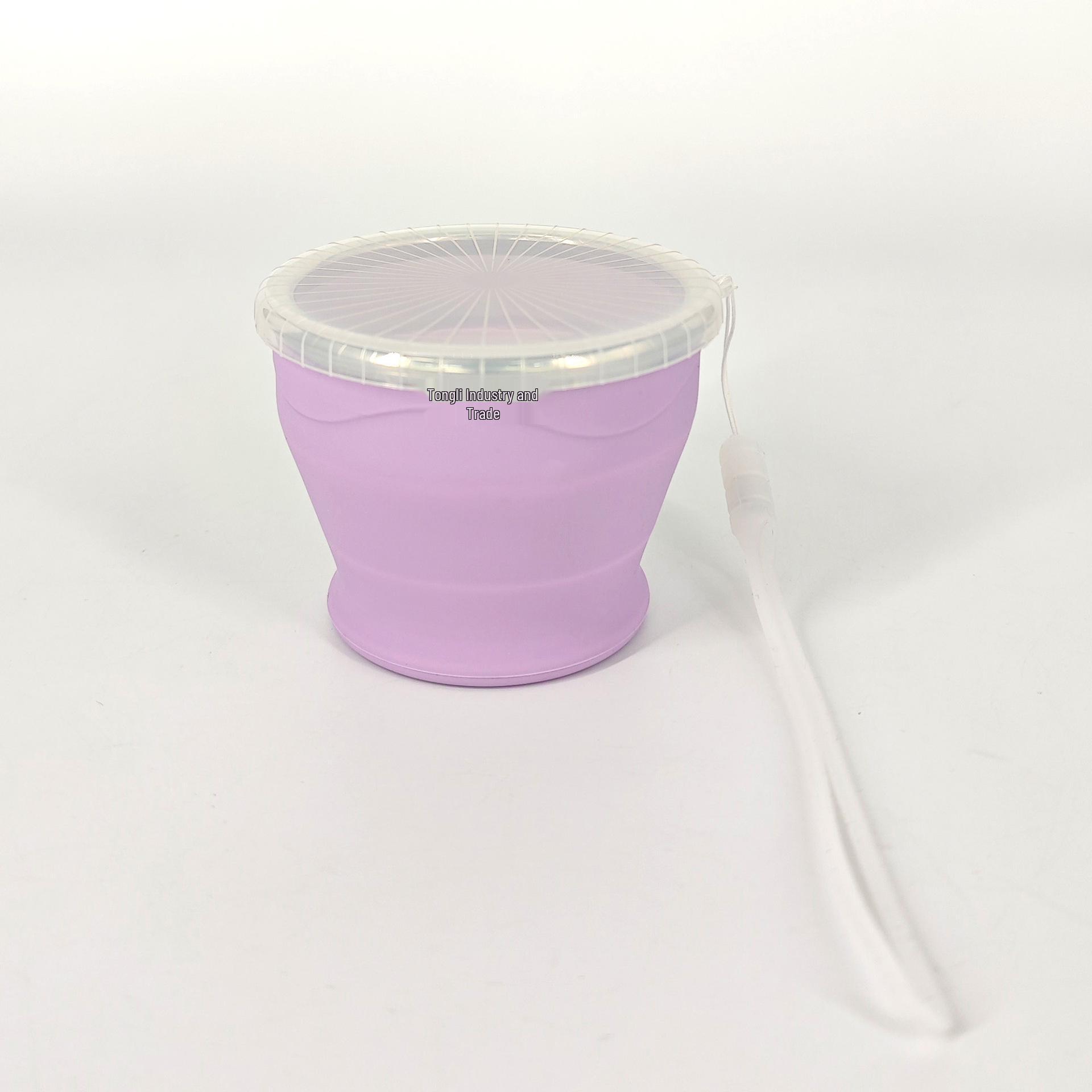

Portable 150ml Silicone Folding Cup: Gift, Coffee, Mouthwash, Outdoor Water Cup.