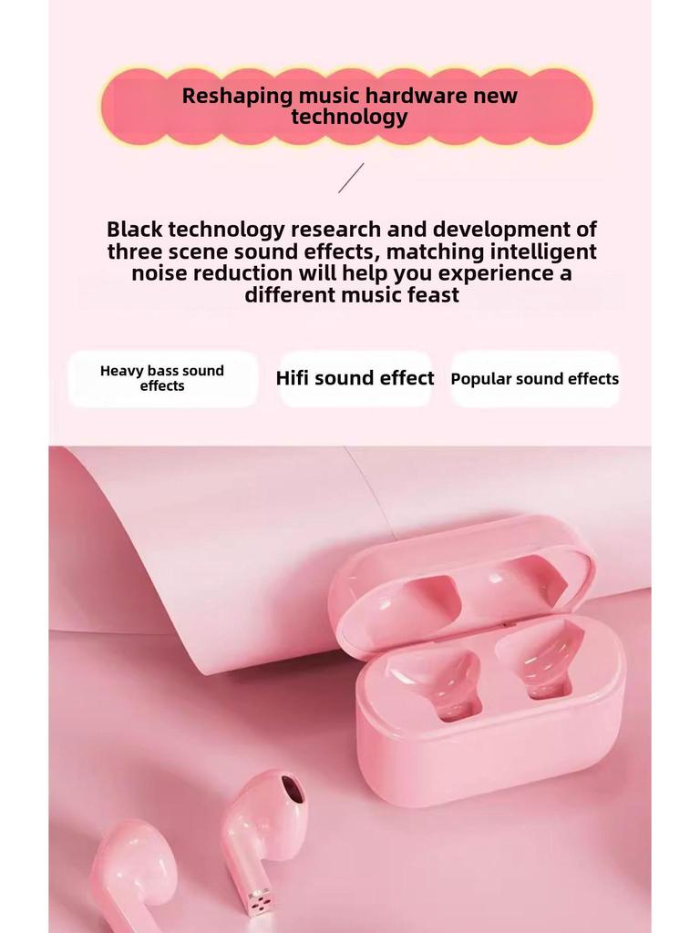 "2024 Wireless Semi Bluetooth Headset for Women - Long Battery Life