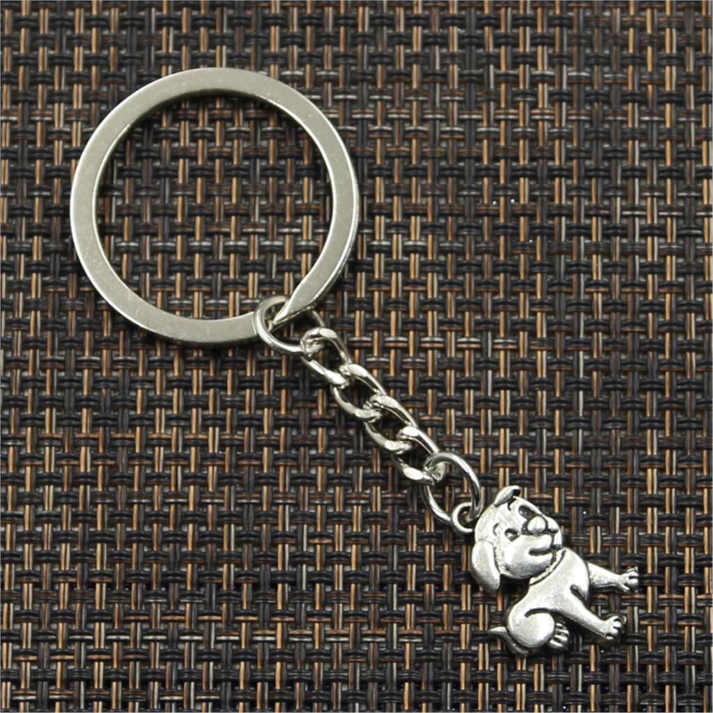 Portachiavi Metallico A Forma Di Cane (bassotto) Con Zampe E Ossi, Color Argento, Leggero E Resistente, Regalo Per Amanti Animali