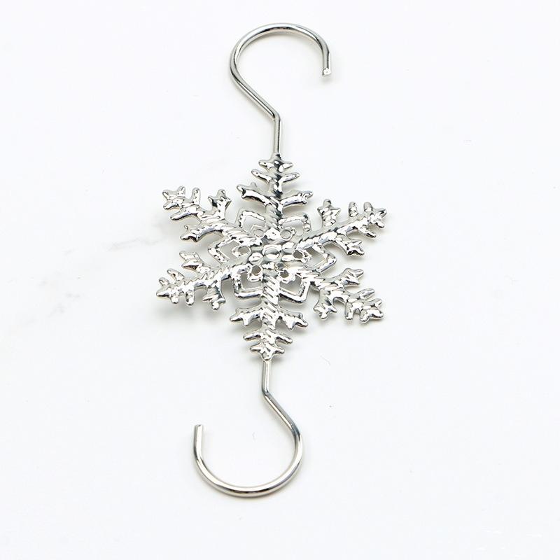 5pcs Christmas Ornaments S Shape Hooks Snowflake Christmas Tree Decoration Multi Purpose Holders  Hook