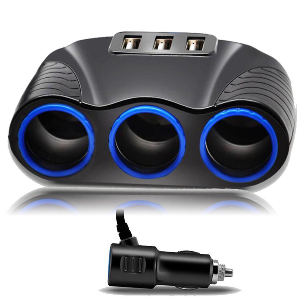 Buy Cars Auto Parts Socket Lighter USB Splitter Car Charger Power ...