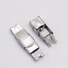 5pcs Silicone Jewelry Accessories Buckle Leather Rope Buckle Jewelry Buckle Stainless Steel Leather Buckle Head DIY Accessories.