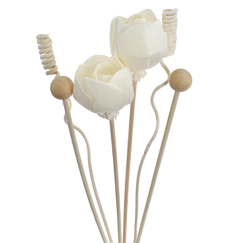 NEW 6PCS/8PCS/9PCS Artificial Flower Rattan Reed Fragrance Aroma Diffuser Refill Stick DIY Floral
