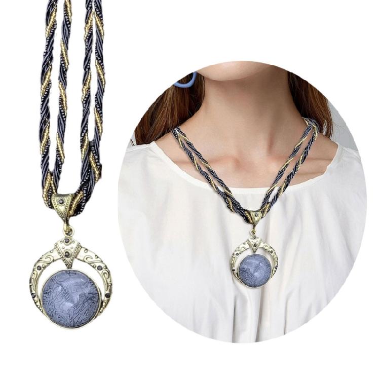 Nature Inspire Bohemian Styles Necklace with Distinctive Bead Designs Suitable for Music Festivals and Casual Event
