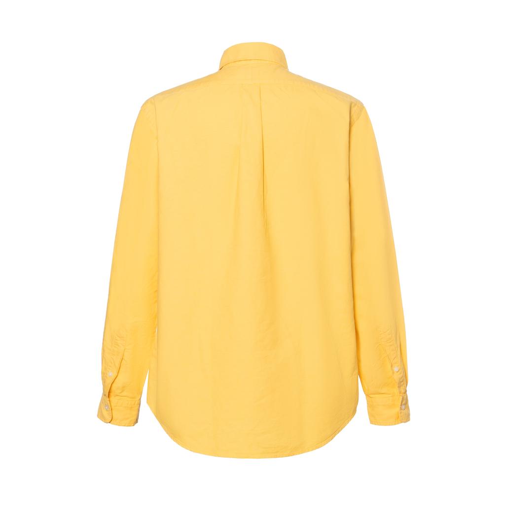 Polo Ralph Lauren Logo Print Button-Down Long Sleeve Shirt Men shirts Yellow MNPOWOV16823333-700