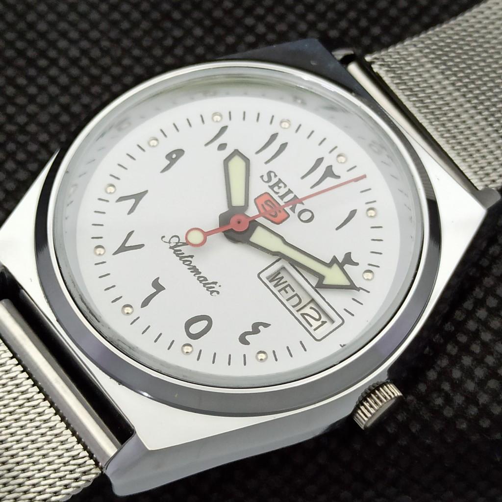 REPASOVANÉ VINTAGE SEIKO 5 AUTO 6309A JAPONSKÉ PÁNSKÉ ARABSKÉ HODINKY 533c-a279878-9