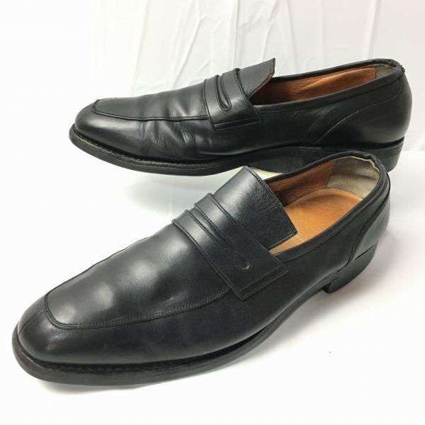 

SCOTCH GRAIN Slip-On Coin Loafer Business Shoes Size 26.0 Black Men’s(USED)