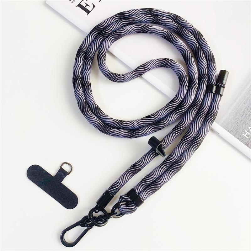 Universal 150CM Mobile Phone Crossbody Lanyard Chain Sport Climbing Cellphone Cord Rope Adjustable Nylon Straps